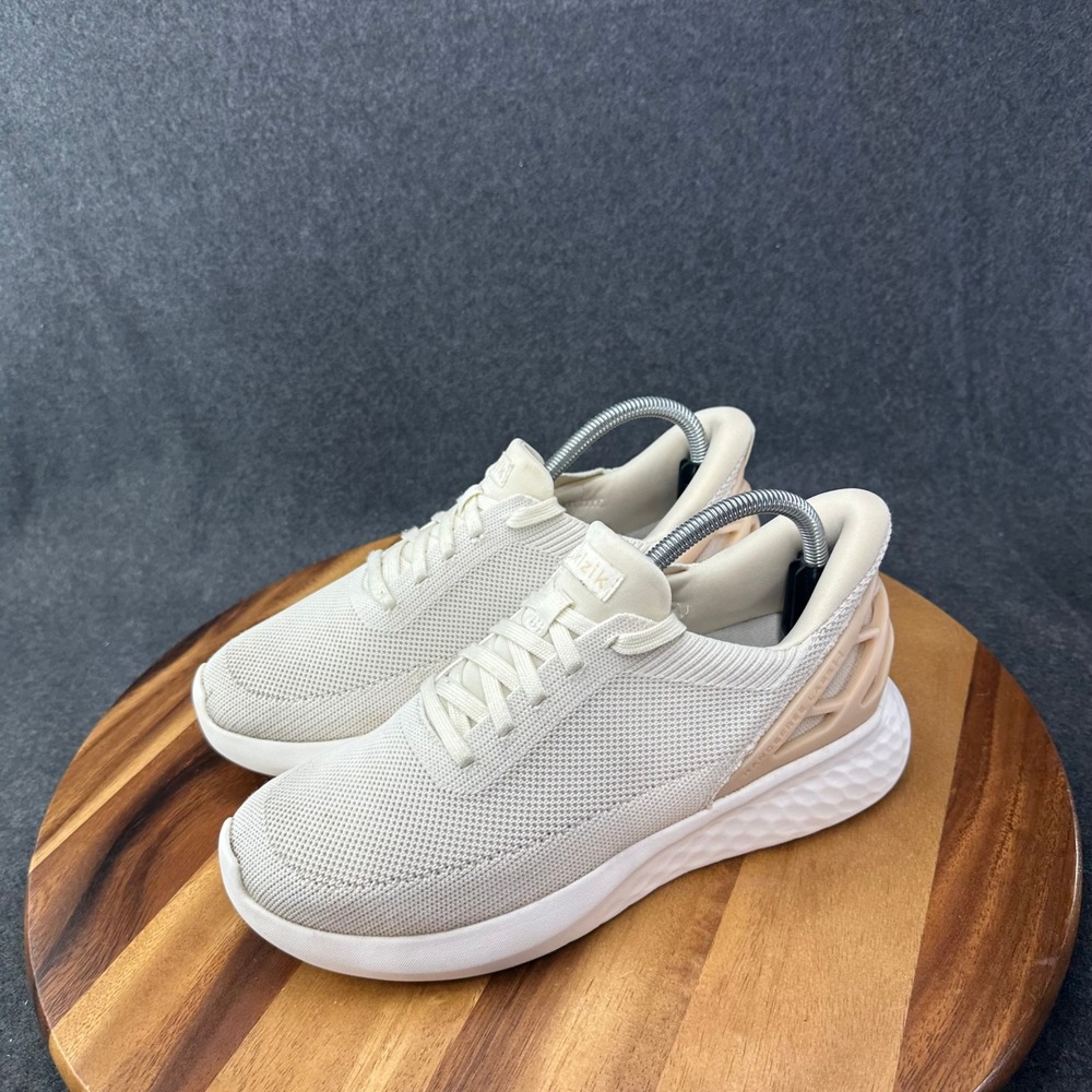 Kizik Athens Hands-free Sneaker Women's Sz 9.5 Wide Off White Creme Mesh Comfort - Picture 5 of 11